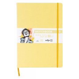 Szkicownik DARWI A4 140g Bladożółty