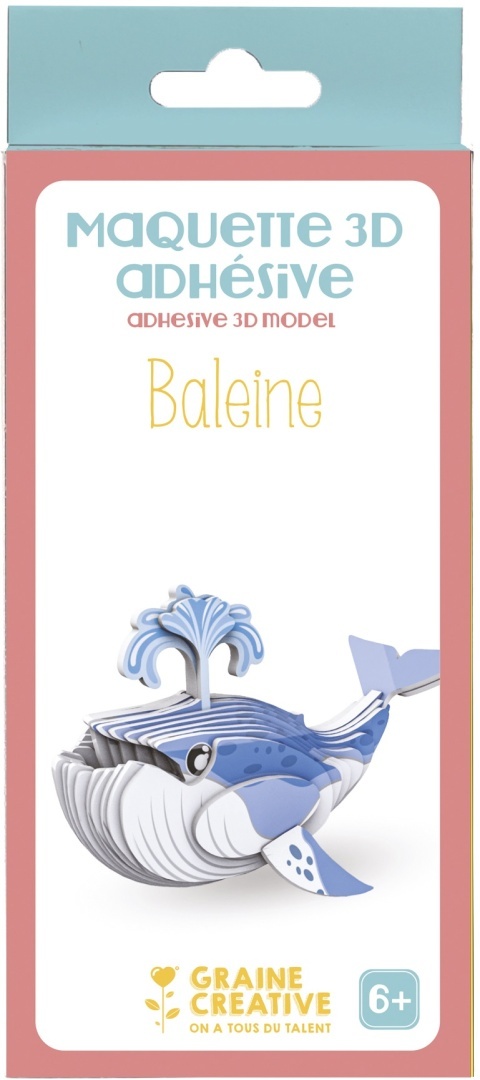 Układanka przestrzenna 3D Wieloryb