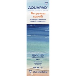 Blok AQUAPAD Zakładki 6x20cm, 300g 20ark