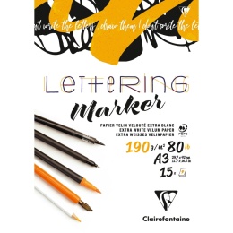 Blok Lettering A3 papier welinowy 15 ark