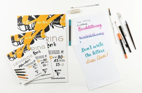 Blok Lettering A3 papier welinowy 15 ark