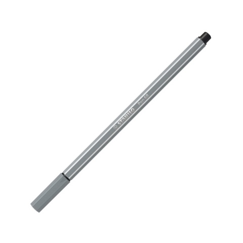 Flamaster STABILO Pen 68 Śr. Szary Zimny