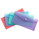 Koperty na zatrzask 23x12cm Pastel 4 szt
