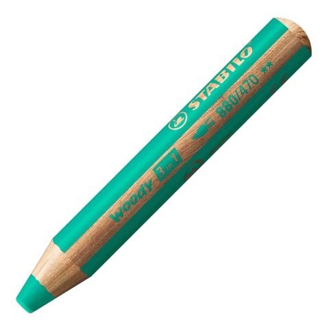 Kredka STABILO Woody 3w1 Turkusowa