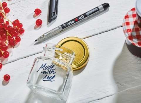 Marker Permanentny Write4all Niebieski M