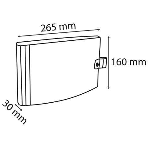 Segregator 2 ringi 160x265mm Pastelowy