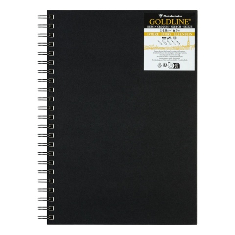 Szkic. Goldline A4 Spirala Ivory Portret