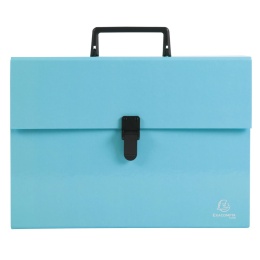 Teczka harmonijkowa 18 przeg. Błękitna