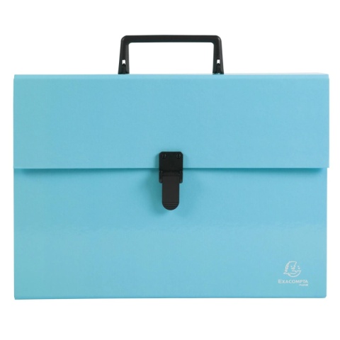 Teczka harmonijkowa 18 przeg. Błękitna