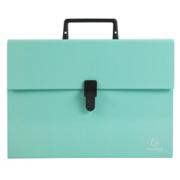 Teczka harmonijkowa 18 przeg. Miętowa