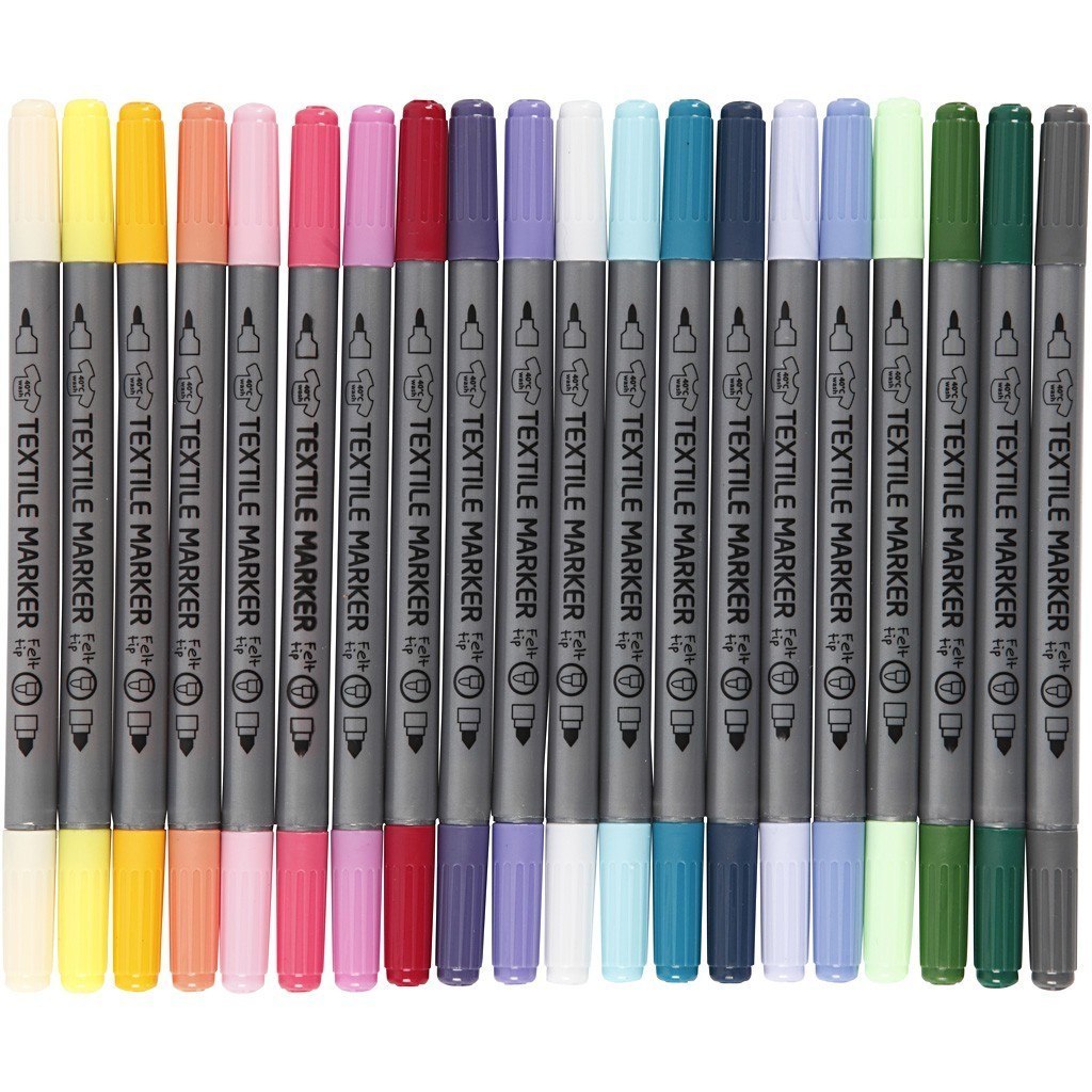 Markery do tkanin kol. uzupełn. 20 szt. Markery do tkanin kol. uzupełn. 20 szt.