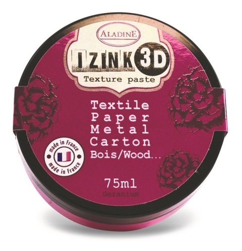 Pasta 3D 75 ml Czerwono Różowa Pasta 3D 75 ml Czerwono Różowa