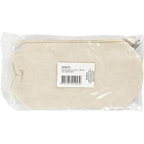 Piórnik z materiału z okrągłymi bokami Piórnik z materiału z okrągłymi bokami