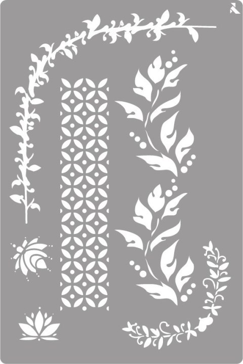 Szablon 30x20 cm Ornamenty Szablon 30x20 cm Ornamenty