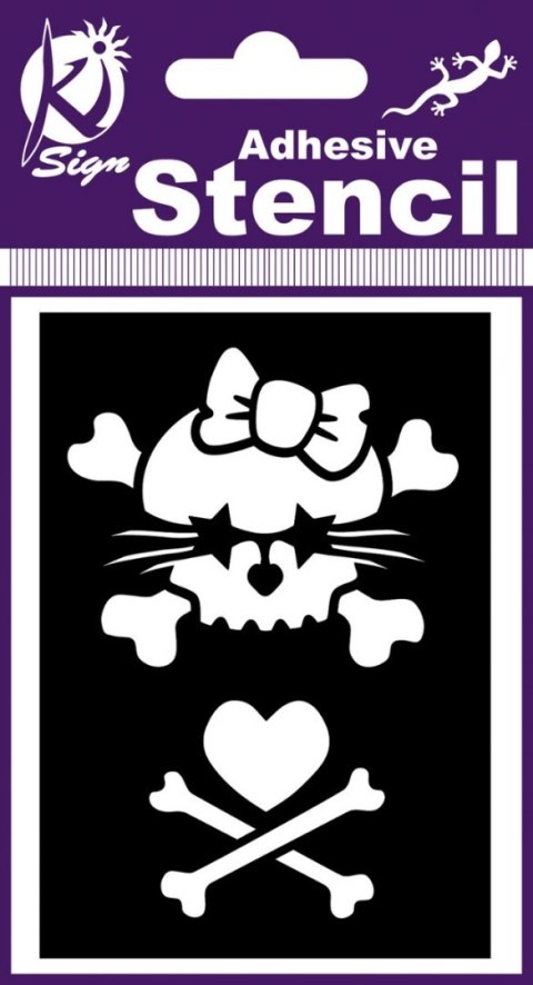 Szablon 7x10 cm Kill Kitty Szablon 7x10 cm Kill Kitty
