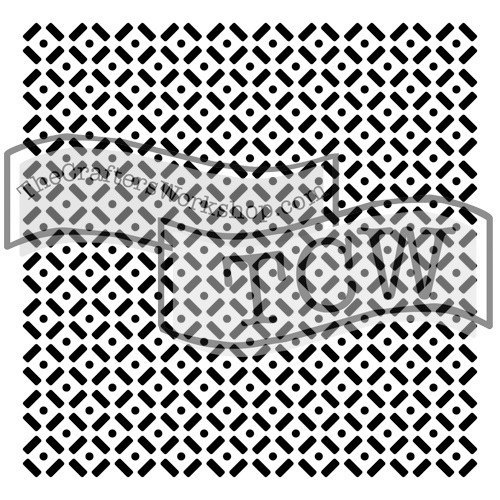 Szablon Kropki i Kreski 30,5 cm Szablon Kropki i Kreski 30,5 cm
