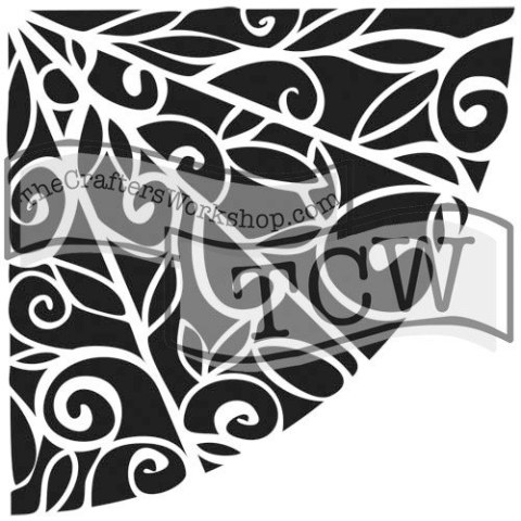 Szablon Mini Ćwiartka Kwiatu 15,2 cm Szablon Mini Ćwiartka Kwiatu 15,2 cm