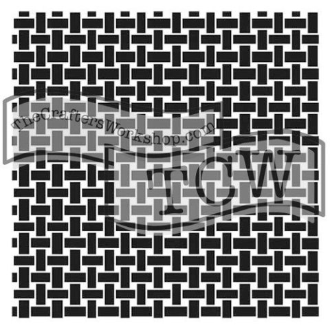 Szablon Mini Plecionka Koszykowa 15,2 cm Szablon Mini Plecionka Koszykowa 15,2 cm