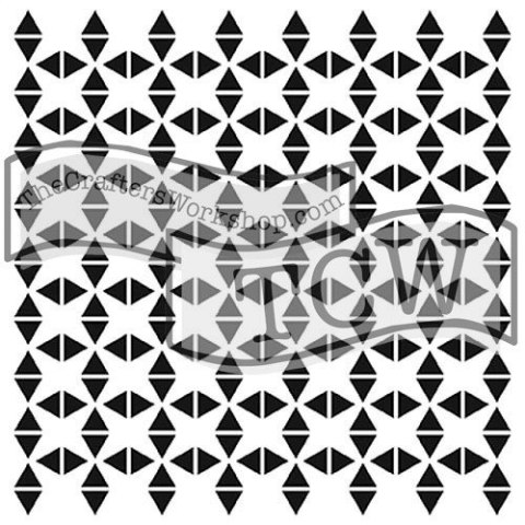 Szablon Mini Plemienne Trójkąty 15,2 cm Szablon Mini Plemienne Trójkąty 15,2 cm