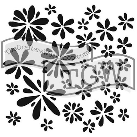 Szablon Wysyp Stokrotek 30,5 cm Szablon Wysyp Stokrotek 30,5 cm
