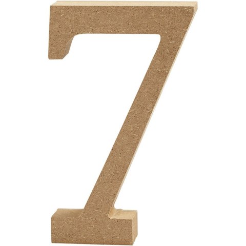 Cyfra 7 z MDF 8 cm Cyfra 7 z MDF 8 cm