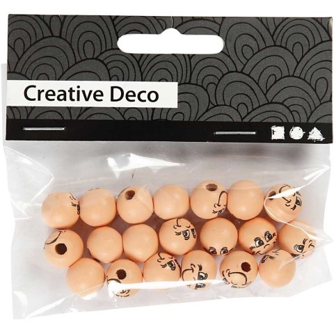 Główki z drewna 12 mm 20 szt. Główki z drewna 12 mm 20 szt.