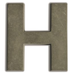 Litera H z betonu H:5 cm