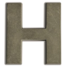 Litera H z betonu H:5 cm