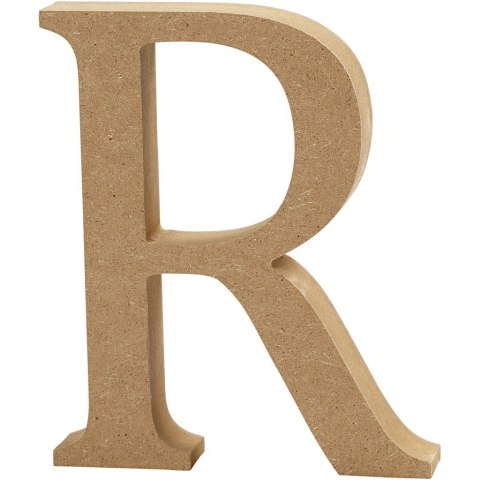 Litera R z MDF 8 cm Litera R z MDF 8 cm