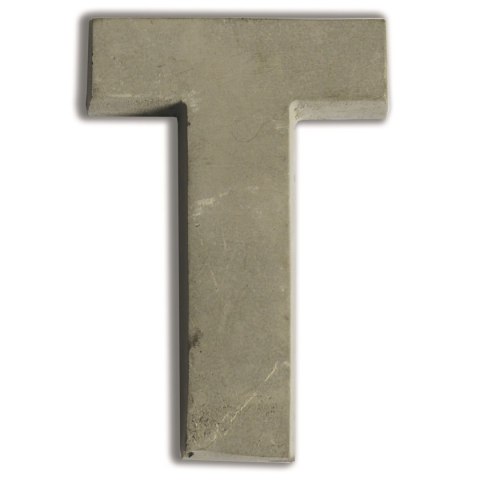 Litera T z betonu H: 5 cm