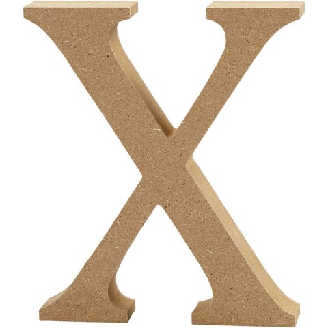Litera X z MDF 8 cm Litera X z MDF 8 cm