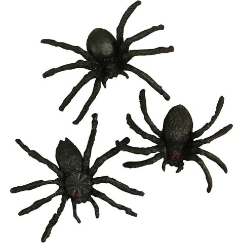 Pająki 4 cm 10 szt. Pająki 4 cm 10 szt.