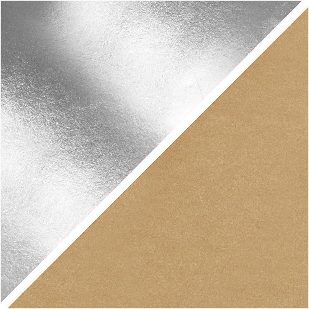 Papier Washable Srebrny 100x49 cm Papier Washable Srebrny 100x49 cm