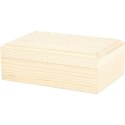 Pudełko z drewna na Biżuterię 14x9x5 cm Pudełko z drewna na Biżuterię 14x9x5 cm