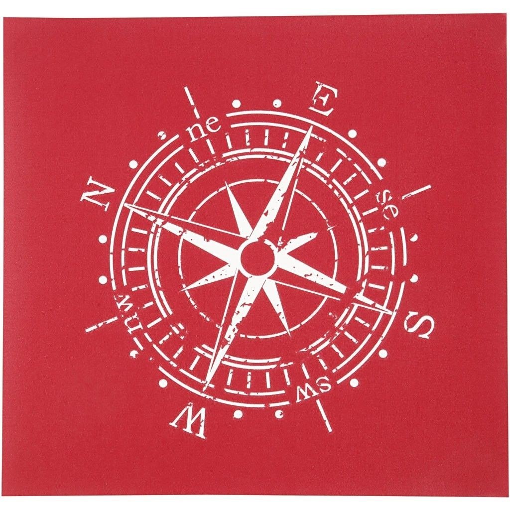 Szablon Sitodruk Kompas 22x21 cm Szablon Sitodruk Kompas 22x21 cm