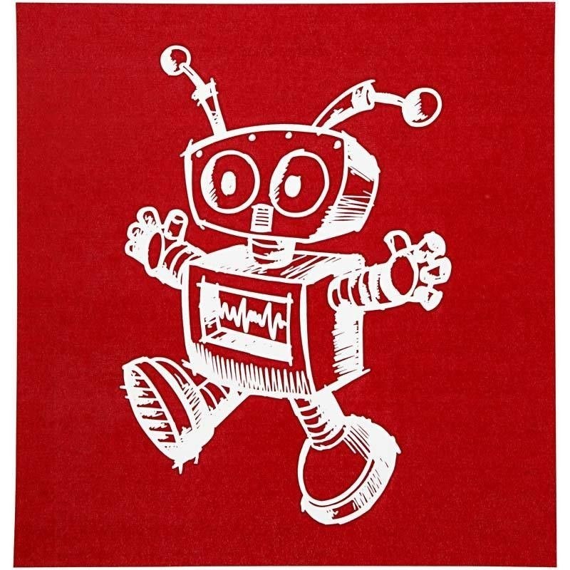 Szablon Sitodruk Robot 22x21 cm Szablon Sitodruk Robot 22x21 cm