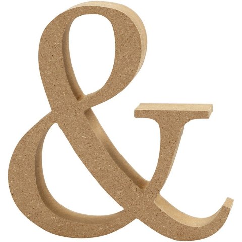 Znak & z MDF 8 cm