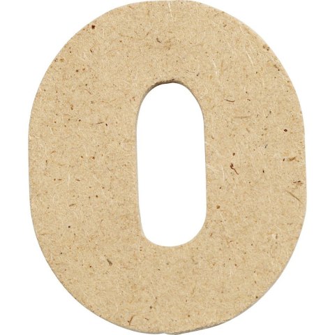 Cyfra 0 z MDF H: 4 cm 10 szt. Cyfra 0 z MDF H: 4 cm 10 szt.