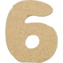 Cyfra 6 z MDF H: 4 cm 10 szt. Cyfra 6 z MDF H: 4 cm 10 szt.