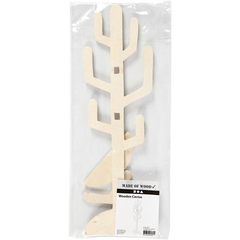 Kaktus stojący H: 38 cm sklejka Kaktus stojący H: 38 cm sklejka