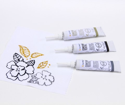 Konturówka do Tkanin 20 ml Srebrna Konturówka do Tkanin 20 ml Srebrna