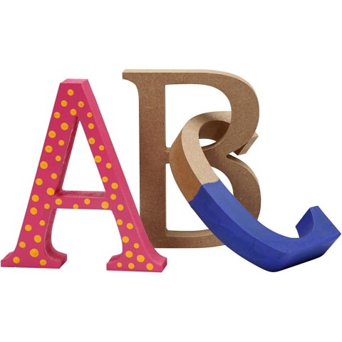 Litera B z MDF H: 13 cm Litera B z MDF H: 13 cm