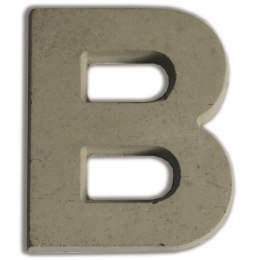 Litera B z betonu H:7,6 cm
