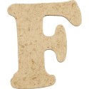 Litera F z MDF H: 4 cm 10 szt. Litera F z MDF H: 4 cm 10 szt.