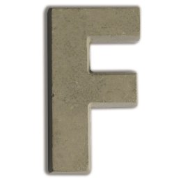 Litera F z betonu H:5 cm