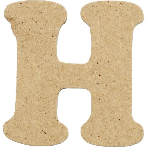 Litera H z MDF H: 4 cm 10 szt. Litera H z MDF H: 4 cm 10 szt.