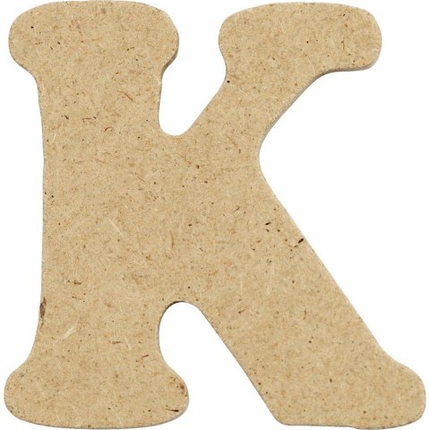 Litera K z MDF H: 4 cm 10 szt. Litera K z MDF H: 4 cm 10 szt.