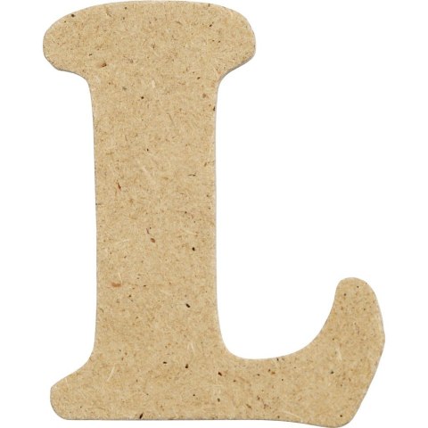 Litera L z MDF H: 4 cm 10 szt. Litera L z MDF H: 4 cm 10 szt.