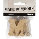 Litera M z MDF H: 4 cm 10 szt. Litera M z MDF H: 4 cm 10 szt.