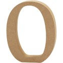 Litera O z MDF H: 13 cm